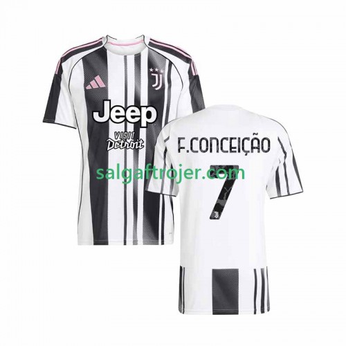 Juventus Francisco Conceicao 7 Fodboldtrøjer Hjemmebanesæt 2025/26 Kort ærmer Juventus Francisco Conceicao 7 Fodboldtrøjer Hjemmebanesæt 2025/26 Kort ærmer